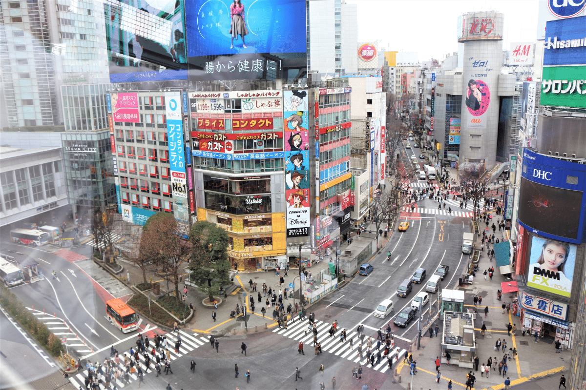 skrzyżowanie w Japonii